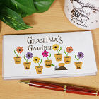 Garden Personalized Checkbook Cover